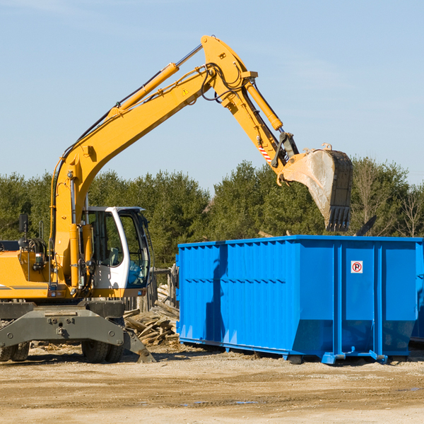 can i choose the location where the residential dumpster will be placed in Hampden Maine